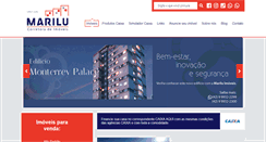Desktop Screenshot of mariluimoveis.com.br