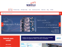 Tablet Screenshot of mariluimoveis.com.br